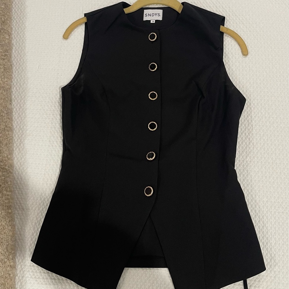 SNDYS x Revolve Emiliana Top in Black